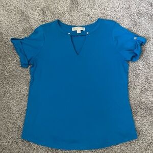 3/$20 - Michael Kors Blue Fitted Short Sleeve T-Shirt Size Medium